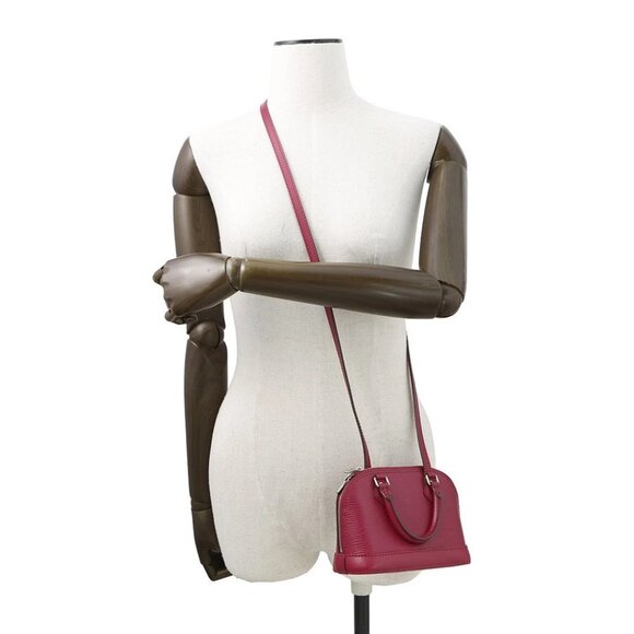 LOUIS VUITTON Nano Alma Size Nano Epi Leather Fuchsia M50631 - Picture 13 of 14